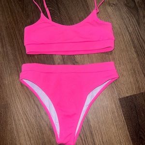 Vibrant Pink Bikini Set